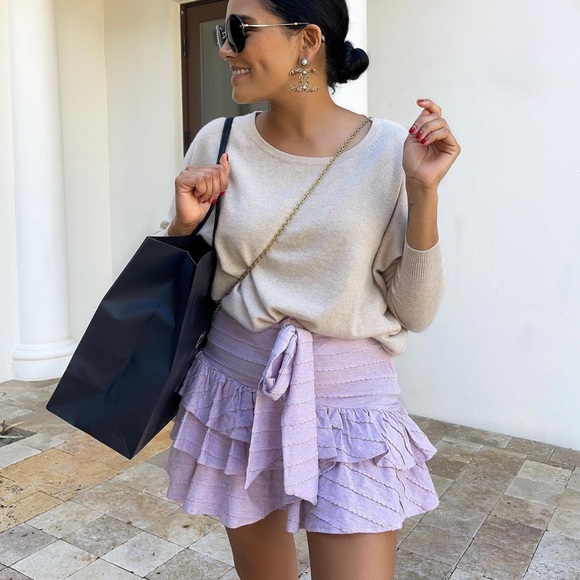 Tularosa Dresses & Skirts - Mini purple skirt